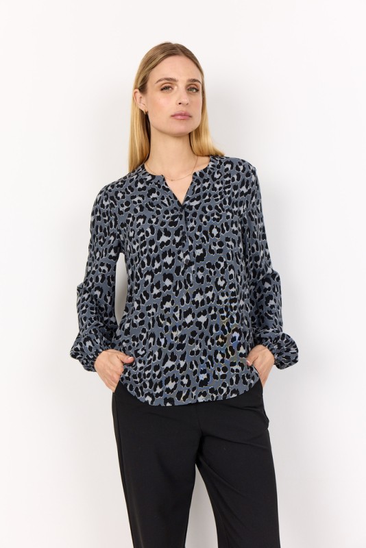 Scsafira 1 Bluse Sort